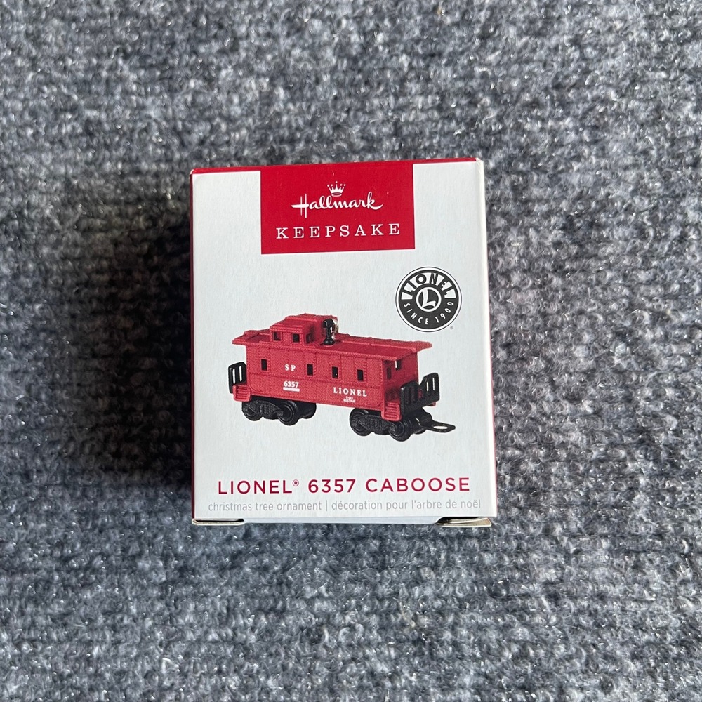 Hallmark Keepsake 2022 Lionel 6357 Caboose Die-Cast Metal Ornament QXI7066